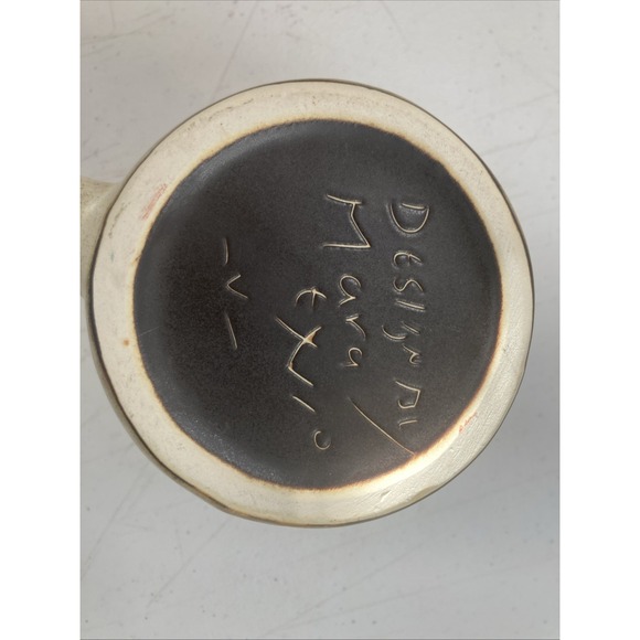 Vtg Large Coffee Mug Pottery Kokopelli Mug Signed Designs By Maya - Picture 9 of 9